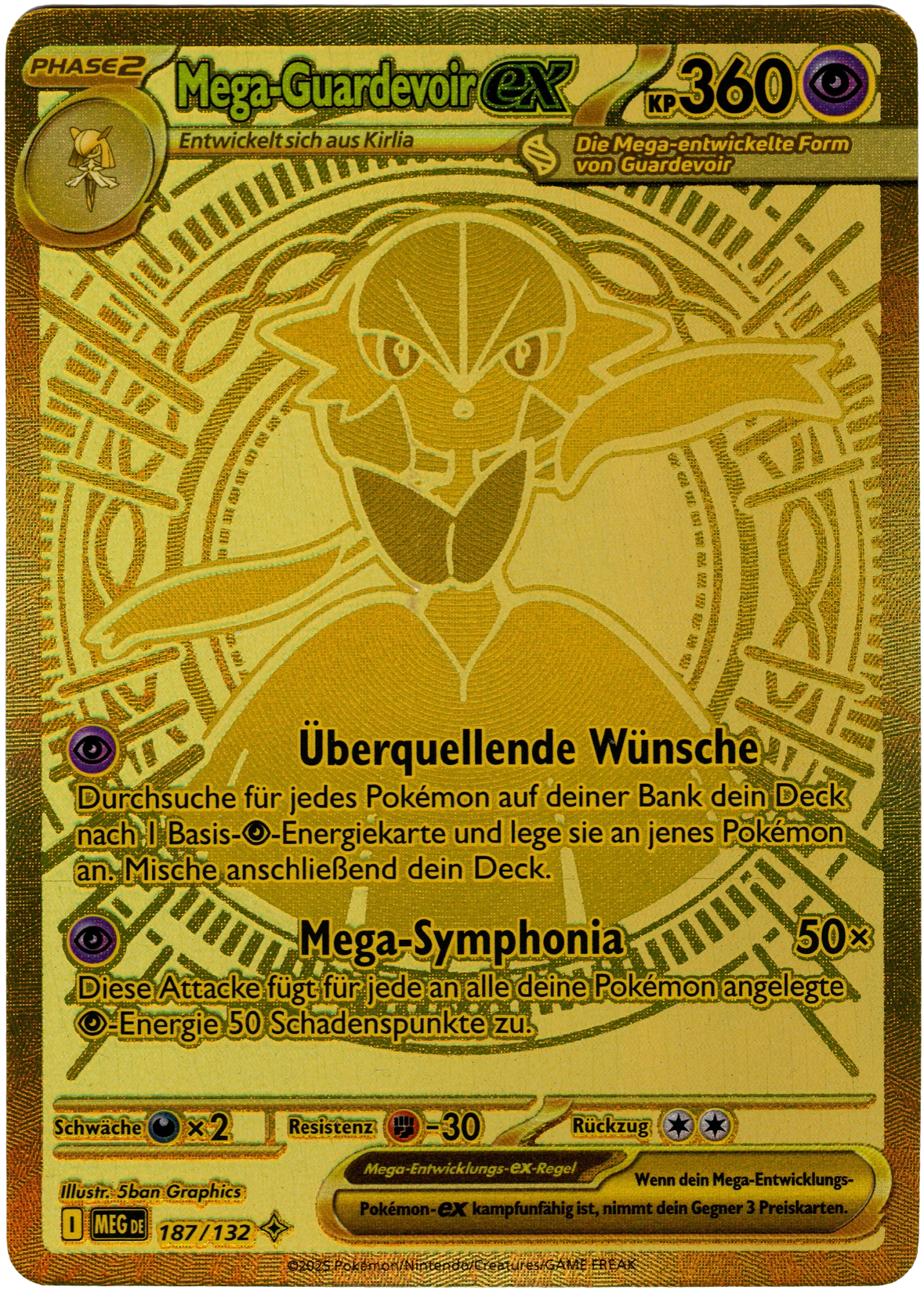 Mega-Guardevoir ex - Illustration Rare