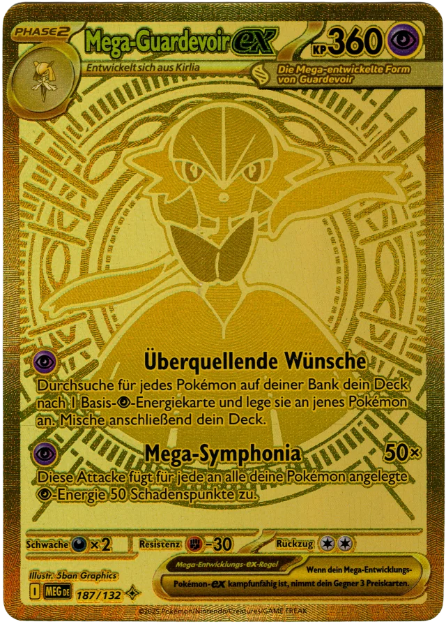 Mega-Guardevoir ex - Illustration Rare