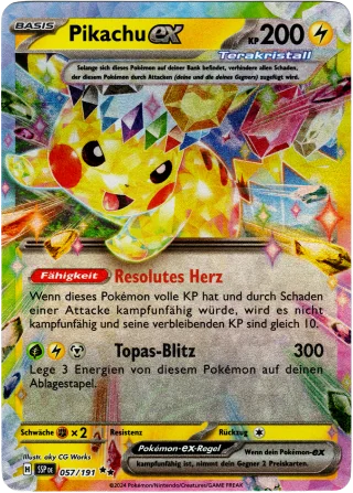 Pikachu ex - Special Art Rare