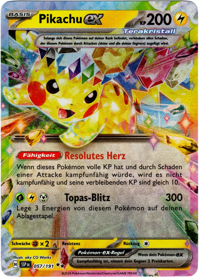 Pikachu ex - Special Art Rare