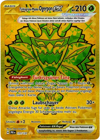 Ogerpon ex (Türkisgrüne Maske) - Illustration Rare