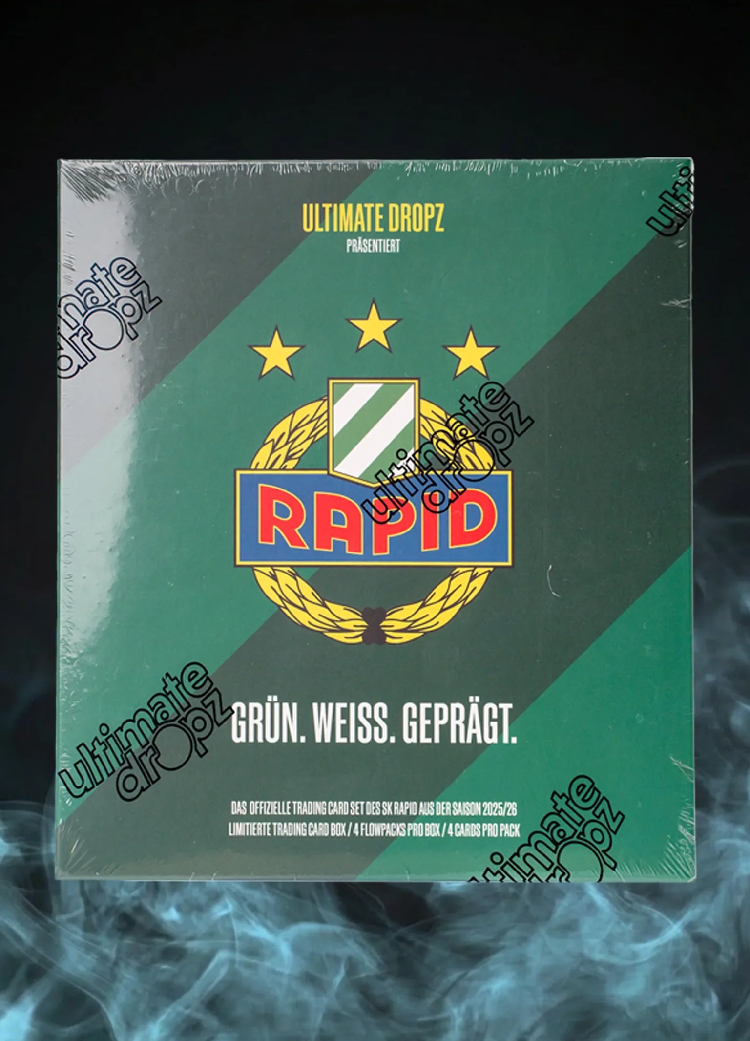 SK Rapid Sammelkartenbox – Grün. Weiß. Geprägt.